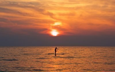 Paddling in Willapa Bay