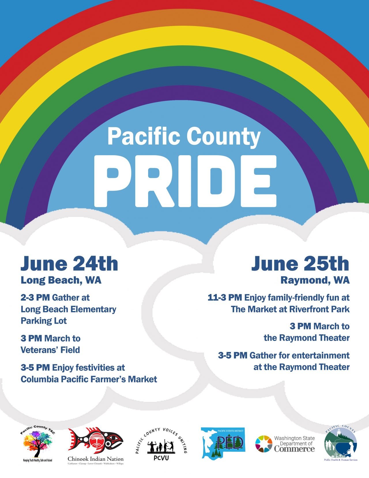 Pacific County Pride, Raymond Visit Long Beach Peninsula